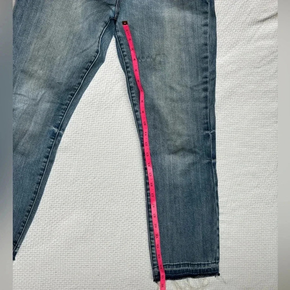 KUT FROM THE KLOTH Jeans Women 8 Dip Died Raw Hem boho festival coastal - Picture 5 of 8
